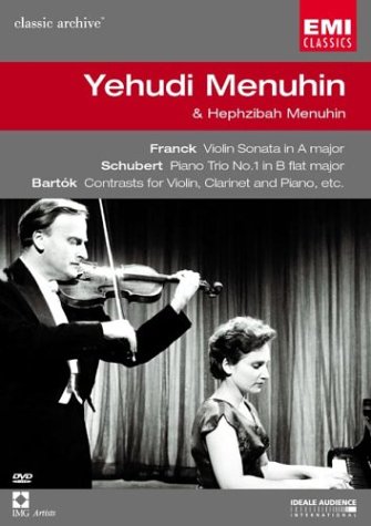 Yehudi Menuhin and Hephzibah Menuhin: Franck Schubert & Bartok (EMI C(中古品)