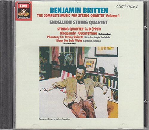 Benjamin Britten: The Complete Music for String Quartet%ｶﾝﾏ% Volume 1(中古品)