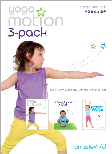 Yoga Motion 3-pack - Kids Yoga DVD 3-disc Set(中古品)