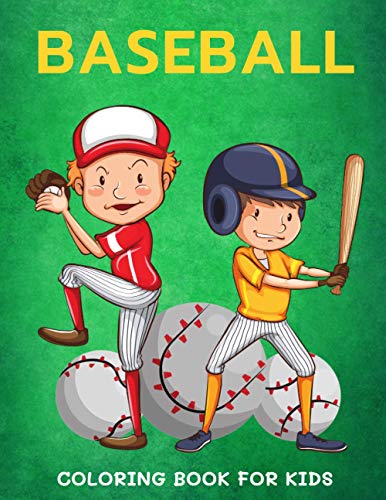 Baseball Coloring Book for Kids: Cute Coloring Pages for Boys and Girls(中古品)