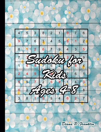 sudoku for kids ages 4-8: 101 Sudoku Puzzles Large Print with Solutions ages 4-8(中古品)