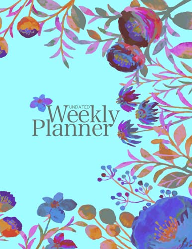 Undated: Weekly planner for women%ｶﾝﾏ% no dates%ｶﾝﾏ% vertical layout(中古品)