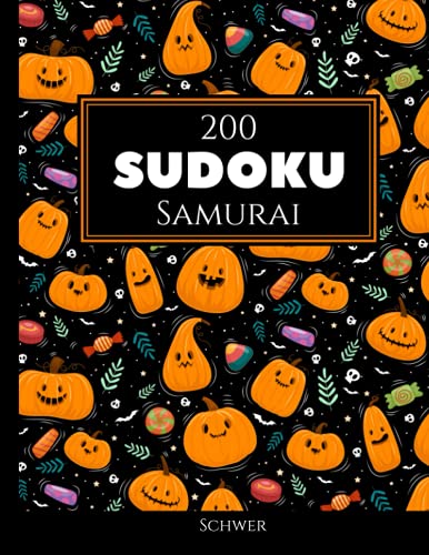 200 Sudoku Samurai schwer Vol. 9: Mit Loesungen und Bonusraetseln(中古品)