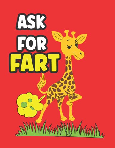Ask For Fart: Cute Cats%ｶﾝﾏ% Reindeer and Other Farting Animals Coloring Book(中古品)