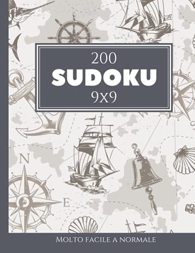 200 Sudoku 9x9 molto facile a normale Vol. 10: con soluzioni e puzzle bonus(中古品)