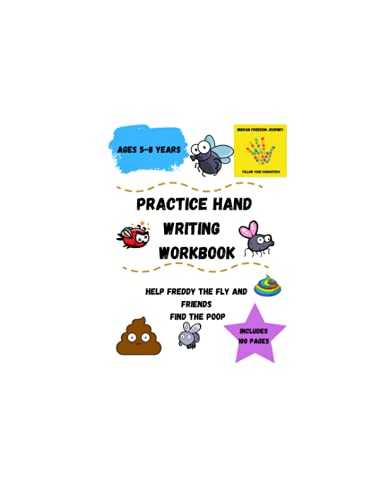 Practice Handwriting skills: Help Freddy the fly and friends find the poop(中古品)