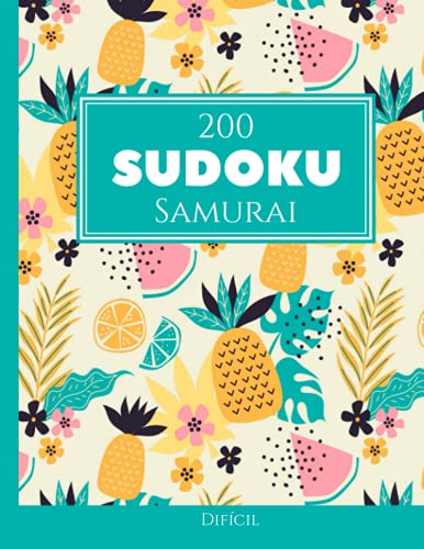 200 Sudoku Samurai dificil Vol. 4: com solucoes e quebra-cabecas bonus(中古品)