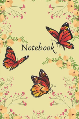 Notebook: Monarch Butterfly Notebook for Journaling -(中古品)