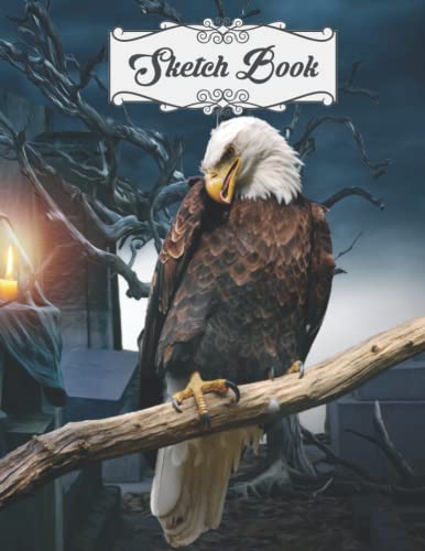 Eagle Sketchbook: Eagles Sketchbook For Kids. Perfect Eagles Lovers Kids Blank Paper Sketching(中古品)
