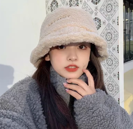 ハット バケットハット 帽子 アクセサリー モコモコ 男女兼用 あったかい 温かい ボア かわいい シンプル カジュアル おしゃれ お洒落 かっこいい こなれ感 ラフ ボーイッシュ スポーティー ラブ